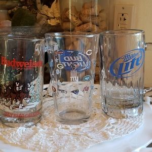 Budweiser  glasses